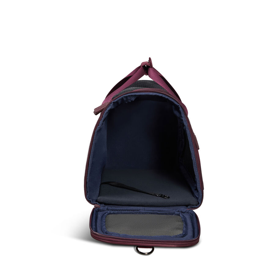 City Plume Pet Carrier in the color Bordeaux. image number 1