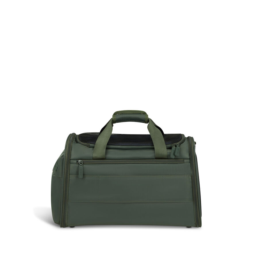 City Plume Pet Carrier in the color Khaki Green. image number 5