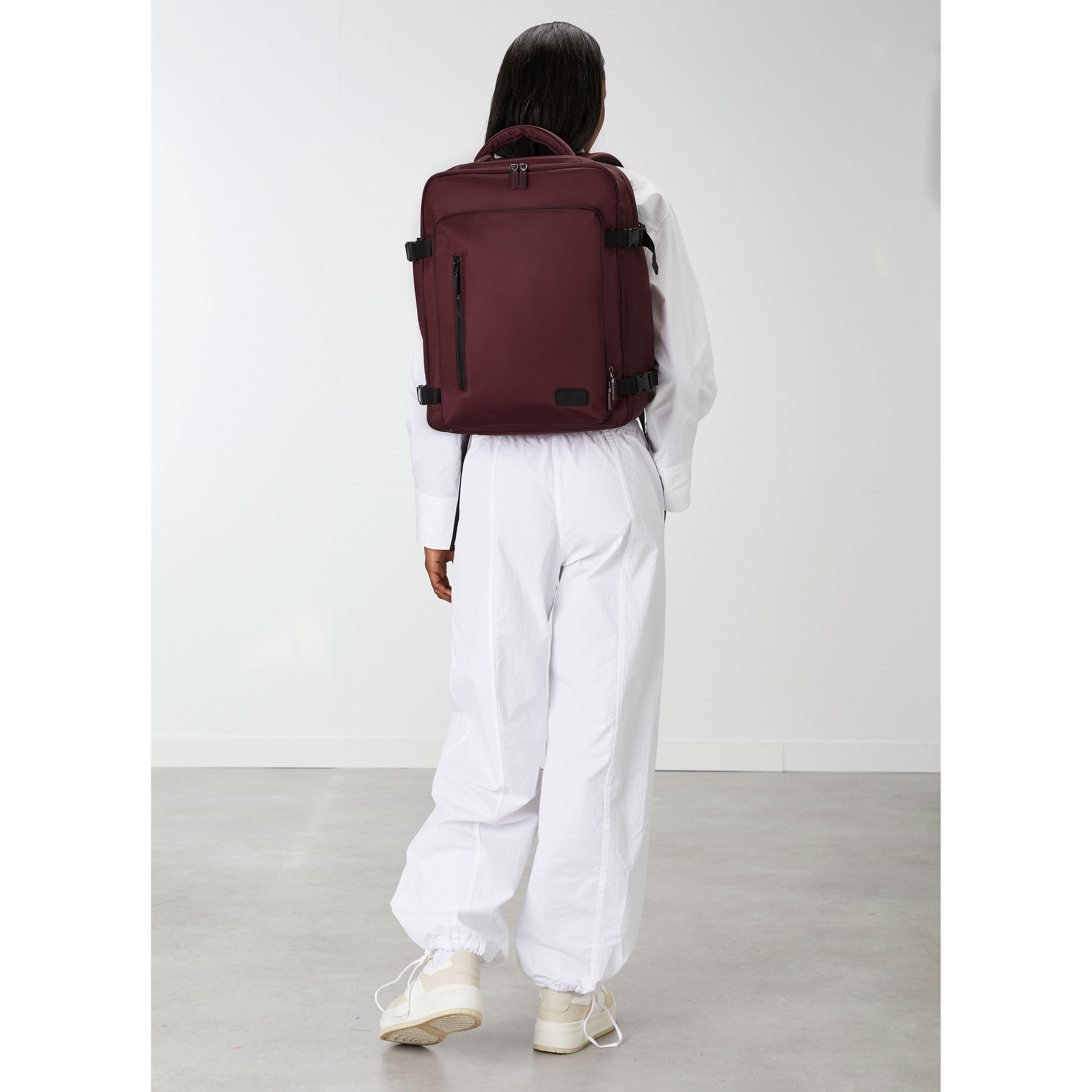 City Plume Travel Backpack in the color Khaki. image number 7