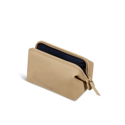 Lost In Berlin Small Toiletry Kit in the color Sandstone.