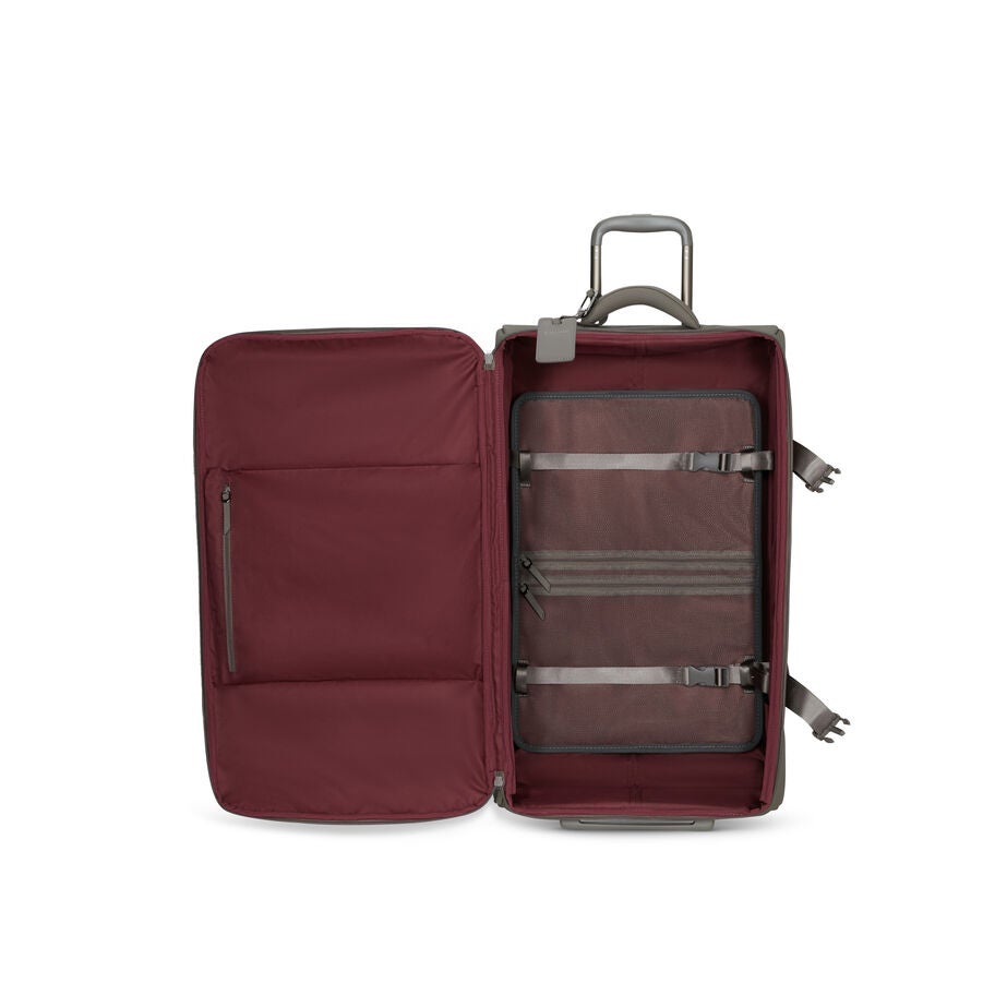 Lost In Berlin Exile Wheeled Duffel in the color Ash Stone. image number 2