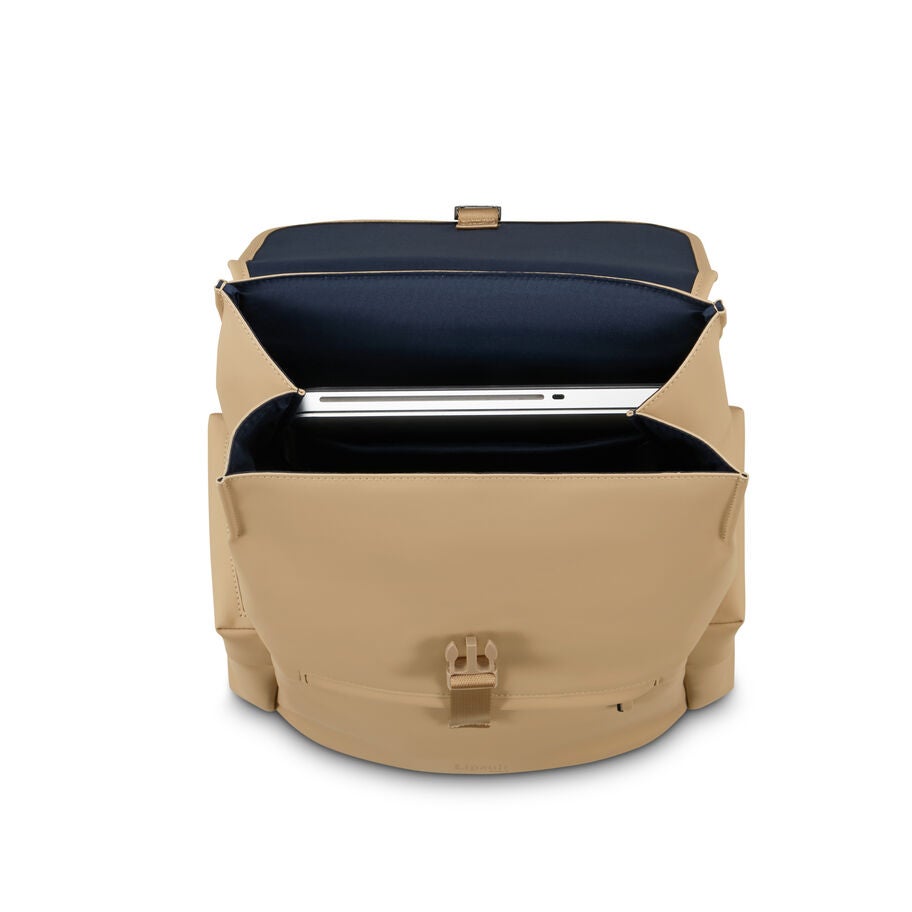 Lost In Berlin Mini Cargo Backpack in the color Sandstone. image number 2