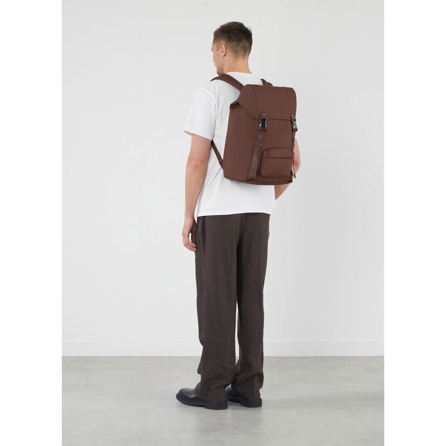 Lost In Berlin Exile Backpack in the color Spiced Mocha. image number 1