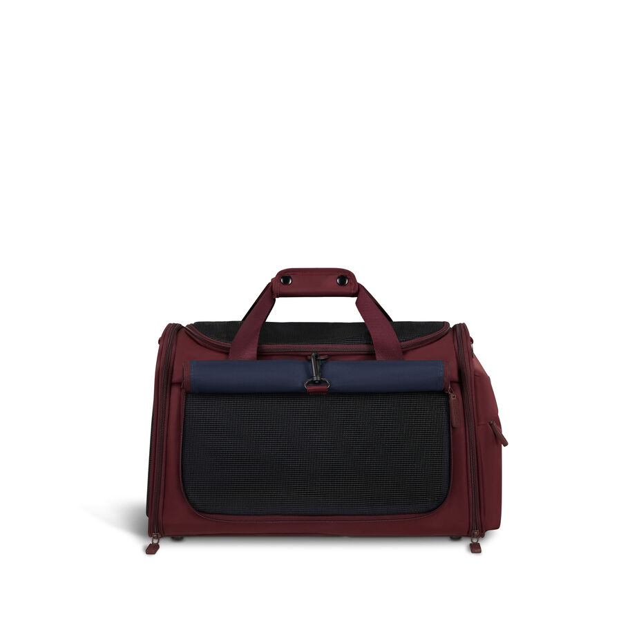 City Plume Pet Carrier in the color Bordeaux. image number 0
