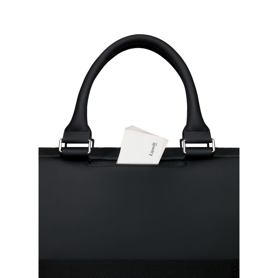 Lost In Berlin Laptop Bag in the color Black. image number 7