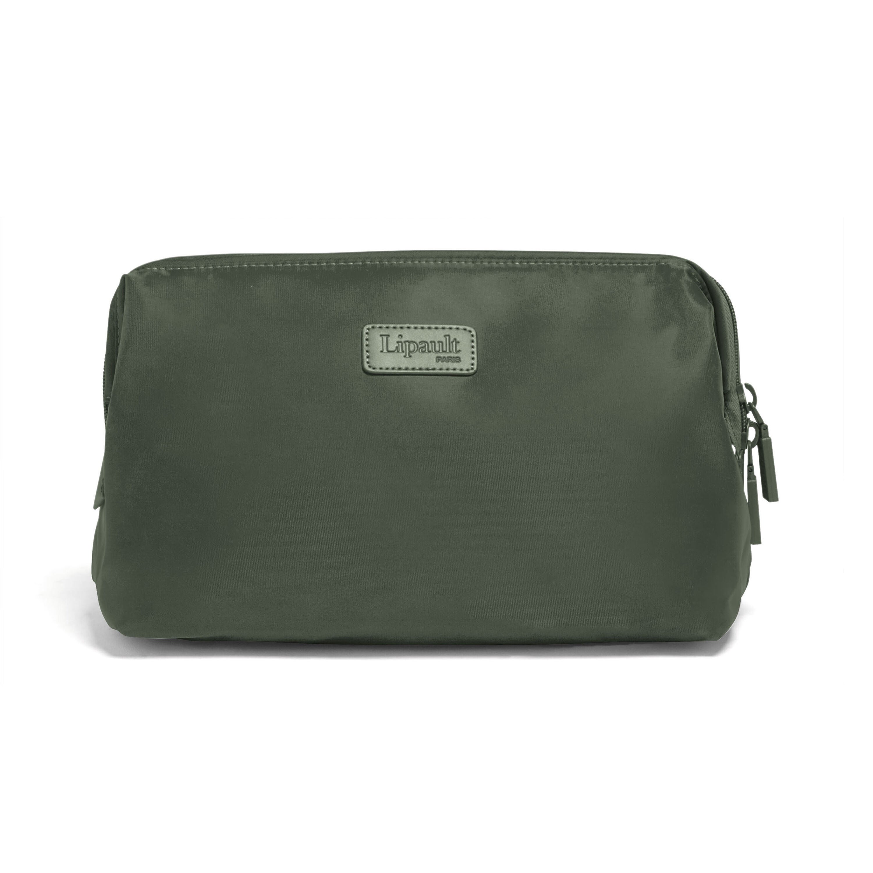 Lipault 12" Toiletry Kit, Khaki Green, Front Image image number 0