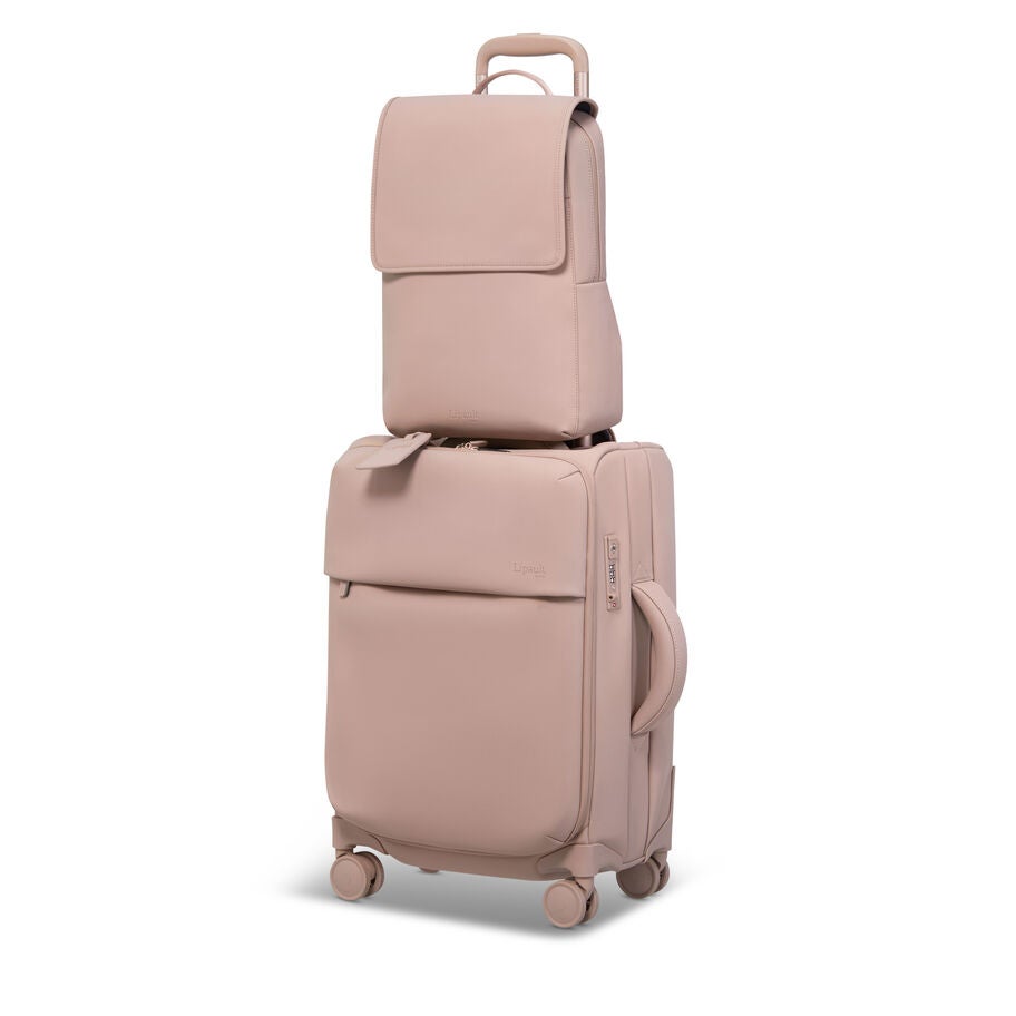 Lost In Berlin Square Backpack in the color Rose Quartz. image number 7