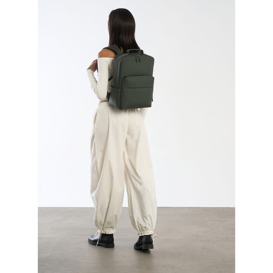 Lost In Berlin Lifetrotter Backpack in the color NEW | Dark Moss. image number 1
