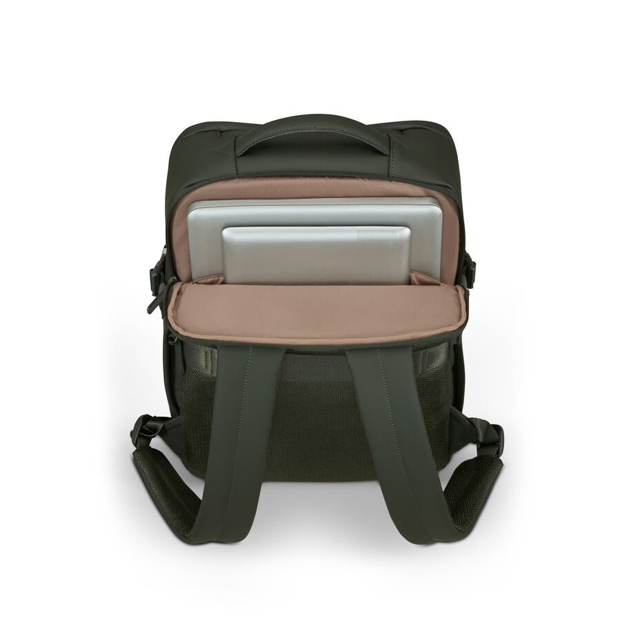 Lost In Berlin Backpack Pro in the color Dark Moss. image number 8