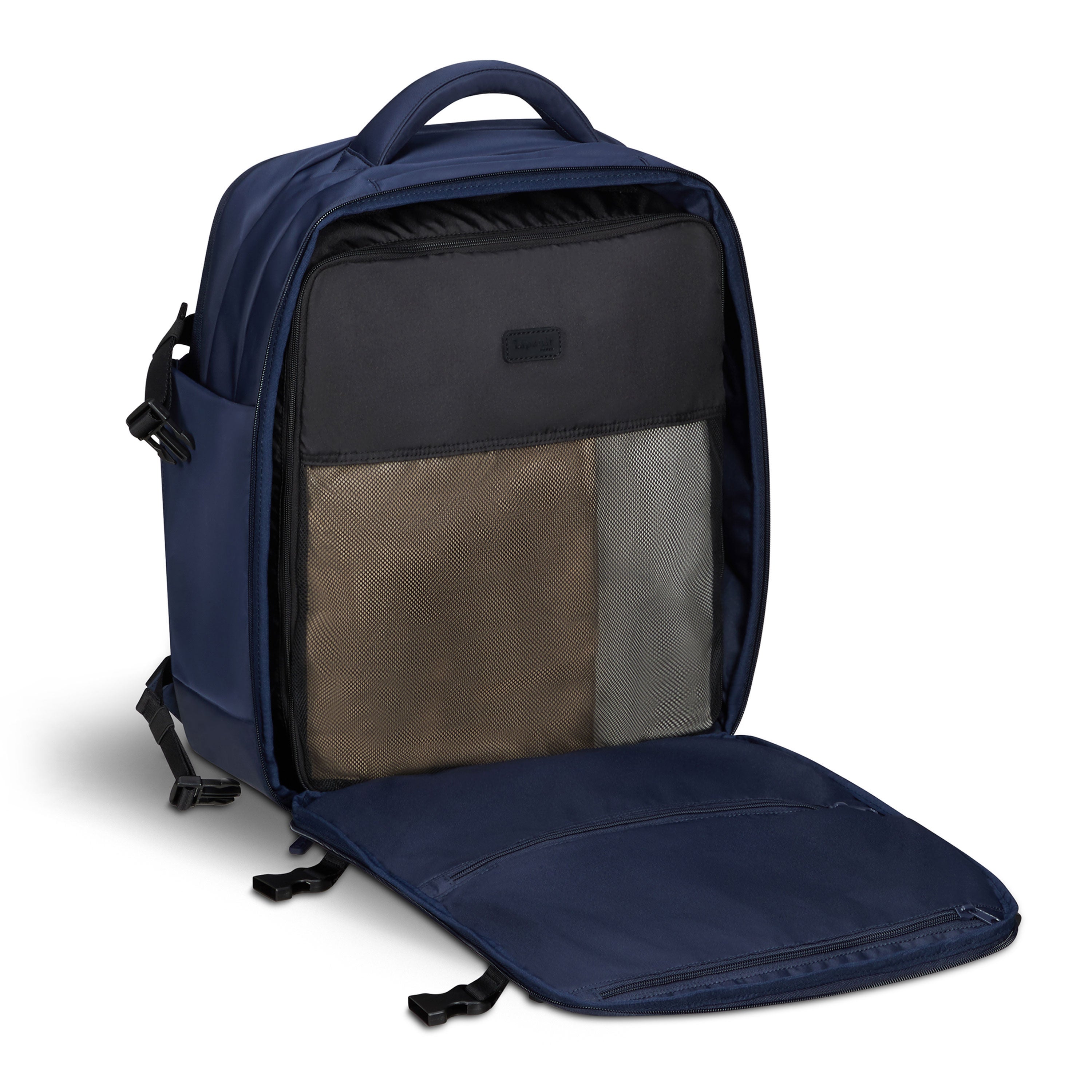 City Plume Travel Backpack in the color Navy. image number 1
