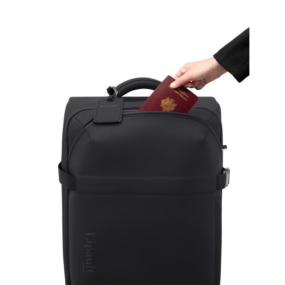 Lost In Berlin Cabin Exile Wheeled Duffel in the color Black. image number 4