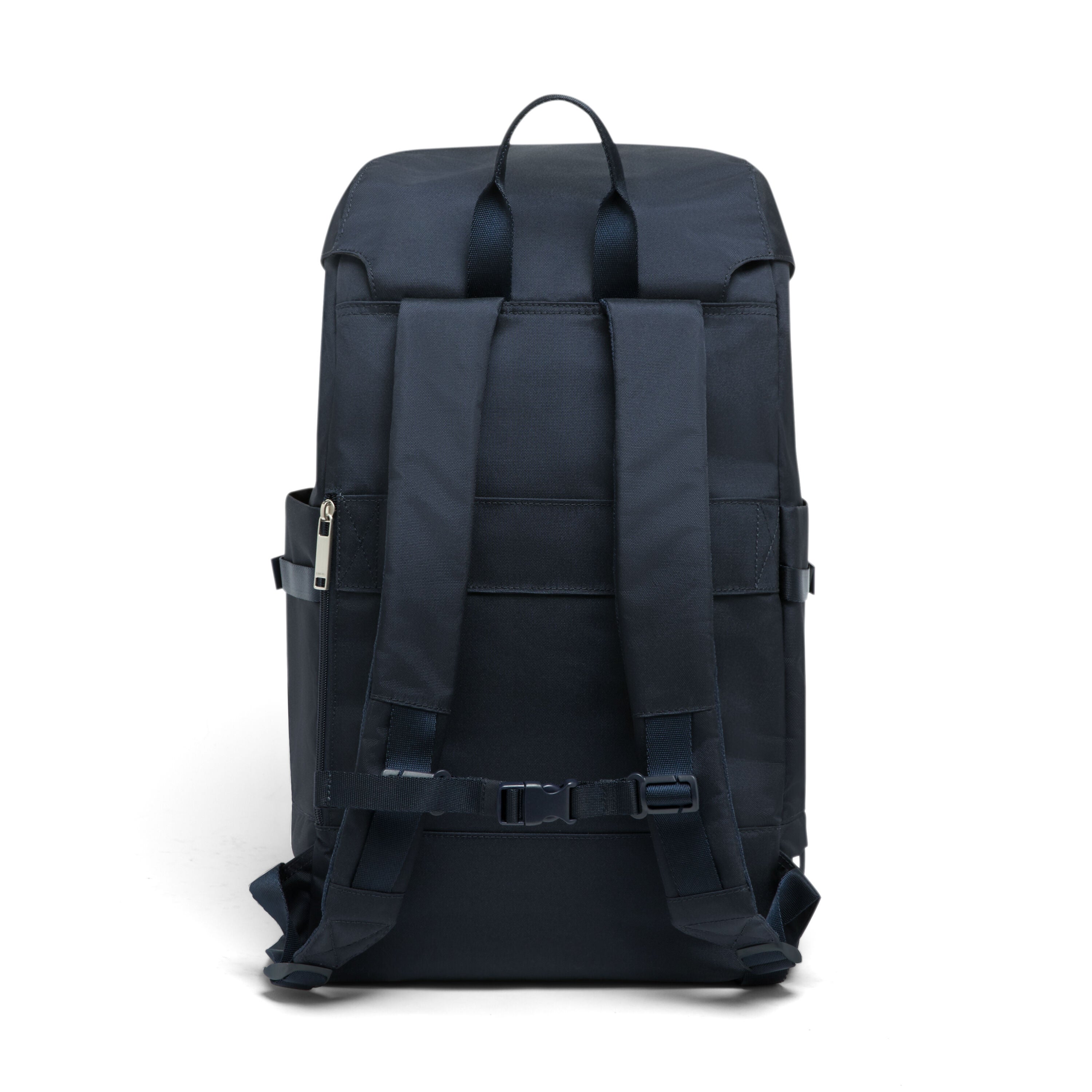 Lipault 4TMRW Weekend Backpack, Carbon Blue Back Image image number 4