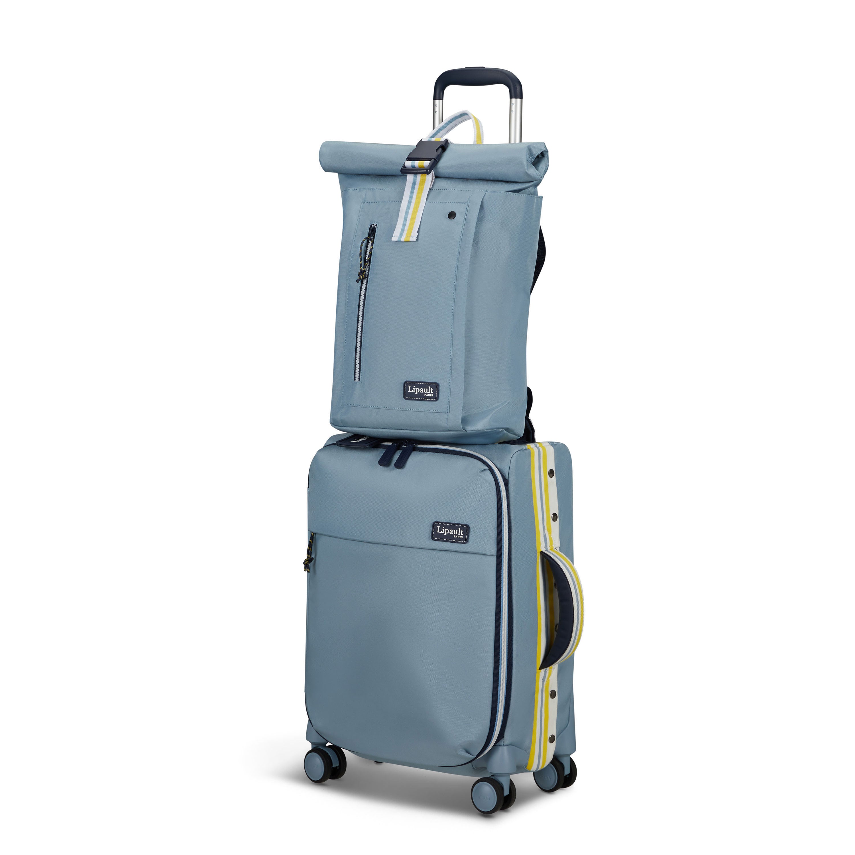 City Plume California Rolltop Backpack in the color Open Sky. image number 7