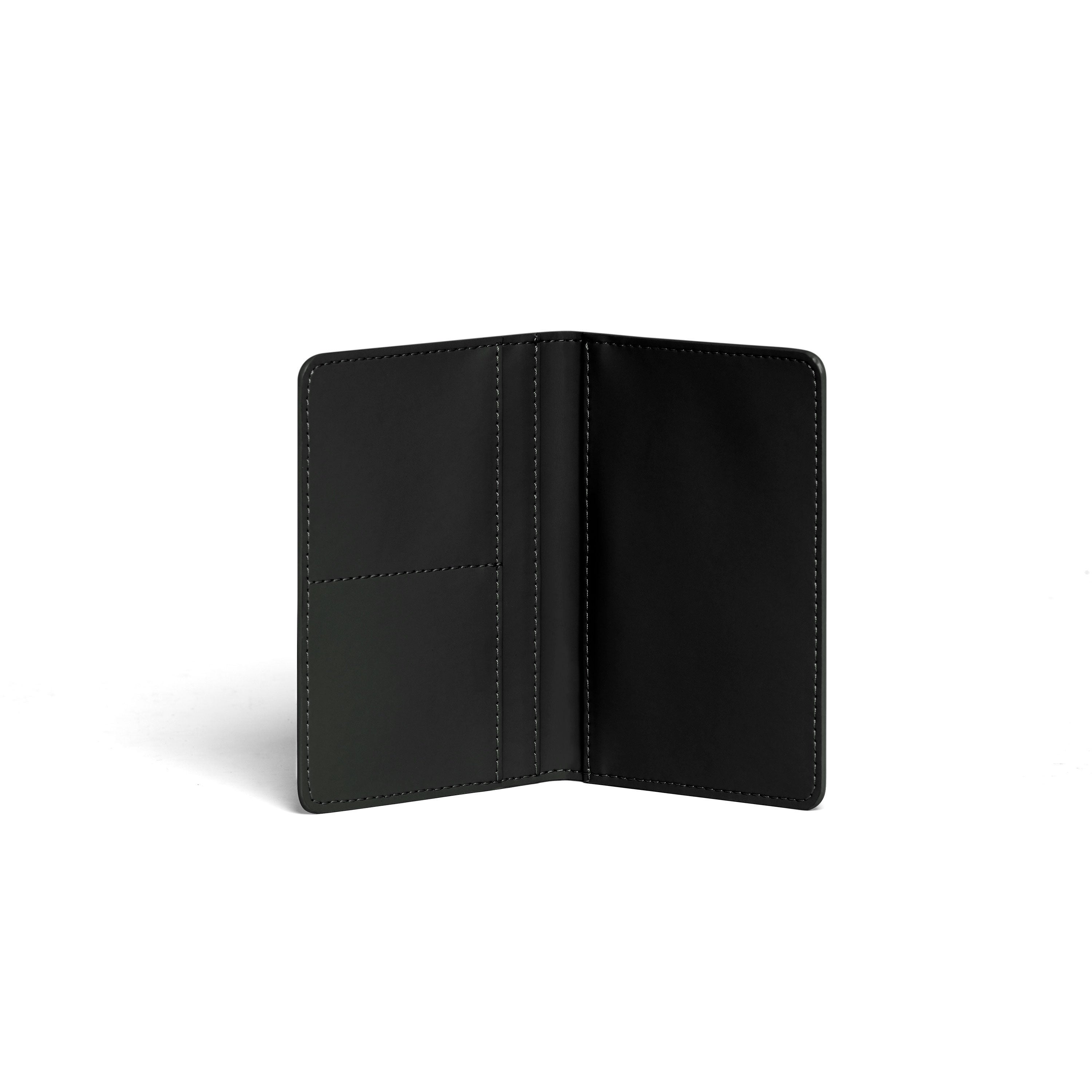 Lost In Berlin Passport Cover in the color Black.