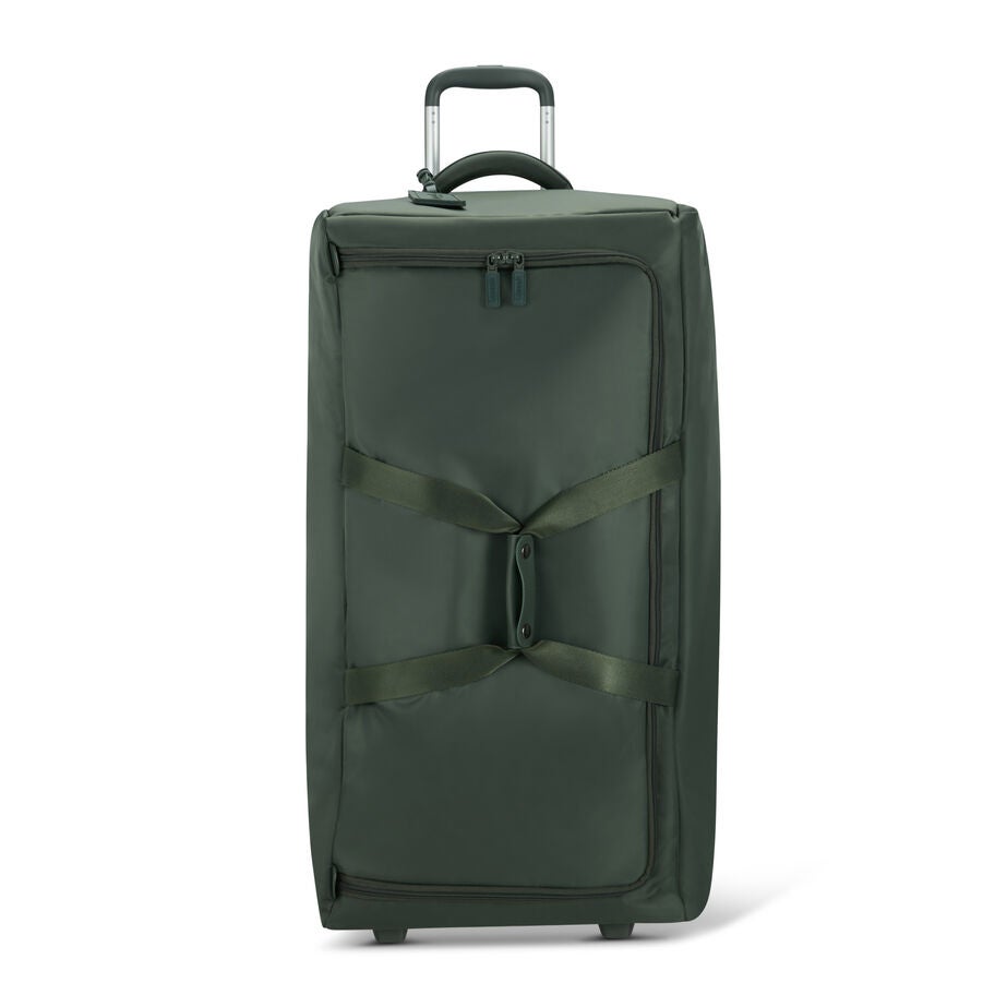Foldable Plume Wheeled Duffel in the color Khaki. image number 4