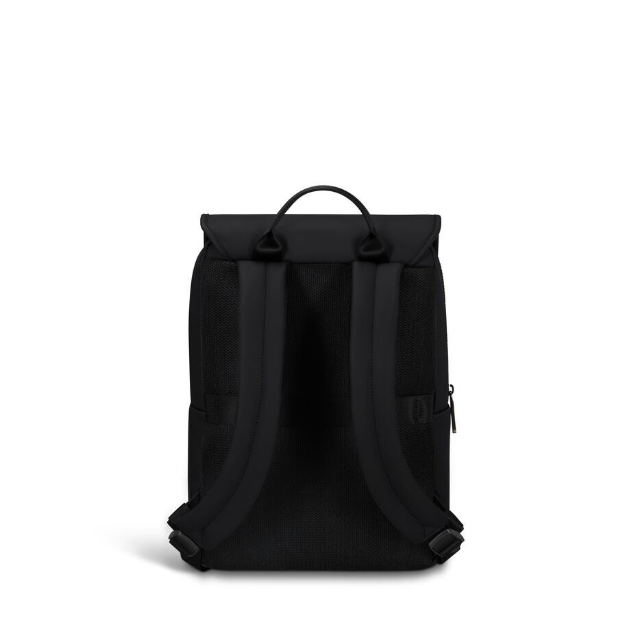 Lost In Berlin Square Backpack in the color Black. image number 5