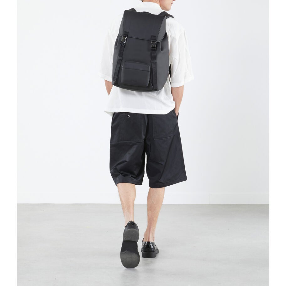 Lost In Berlin Exile Backpack in the color Black. image number 1