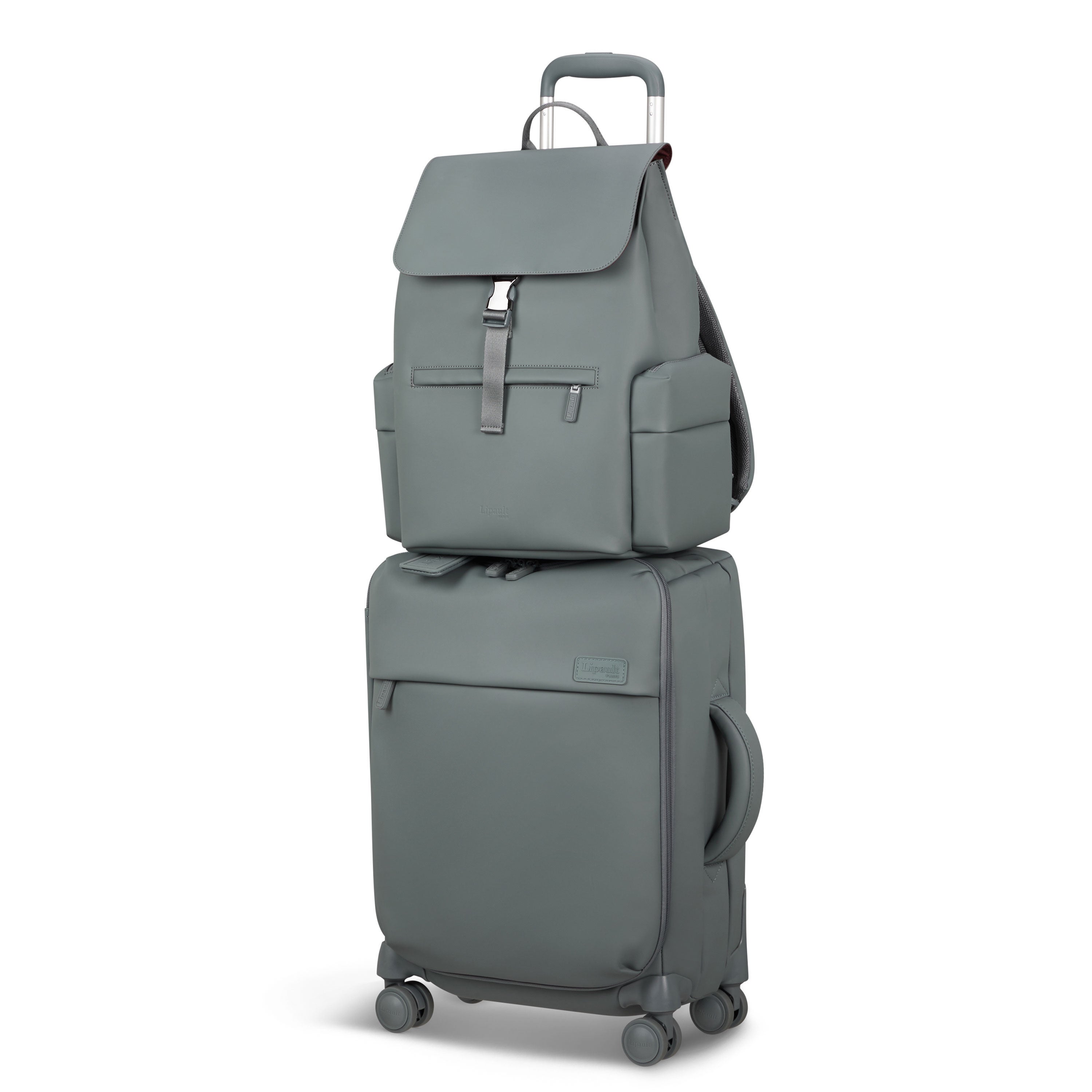Lost In Berlin Cargo Backpack in the color Cement Storm. image number 6