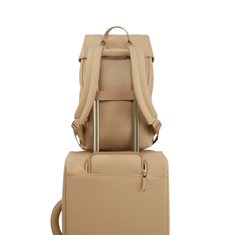 Lost In Berlin Mini Exile Backpack in the color Sandstone. image number 6