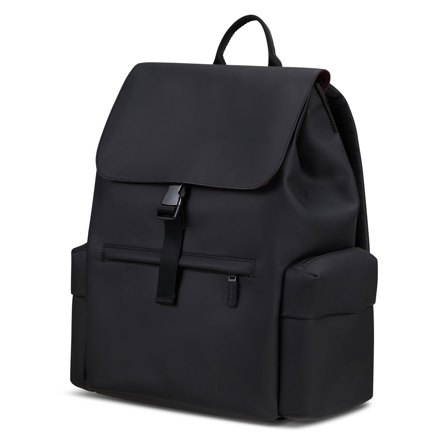 Lost In Berlin Cargo Backpack in the color Black. image number 2