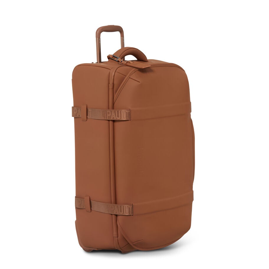 Lost In Berlin Exile Wheeled Duffel in the color Nutsy Nut. image number 4