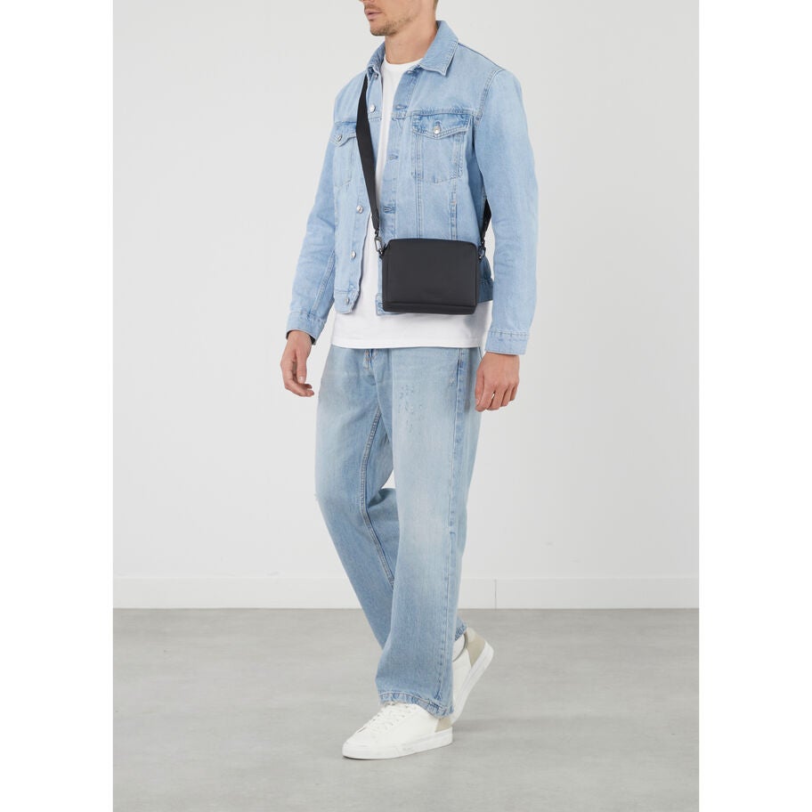 Lost In Berlin Big Crossbody Bag in the color Black. image number 1