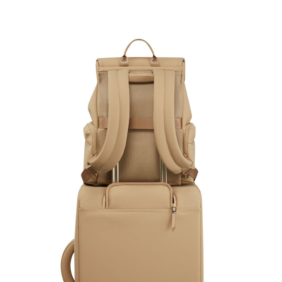 Lost In Berlin Mini Cargo Backpack in the color Sandstone. image number 5