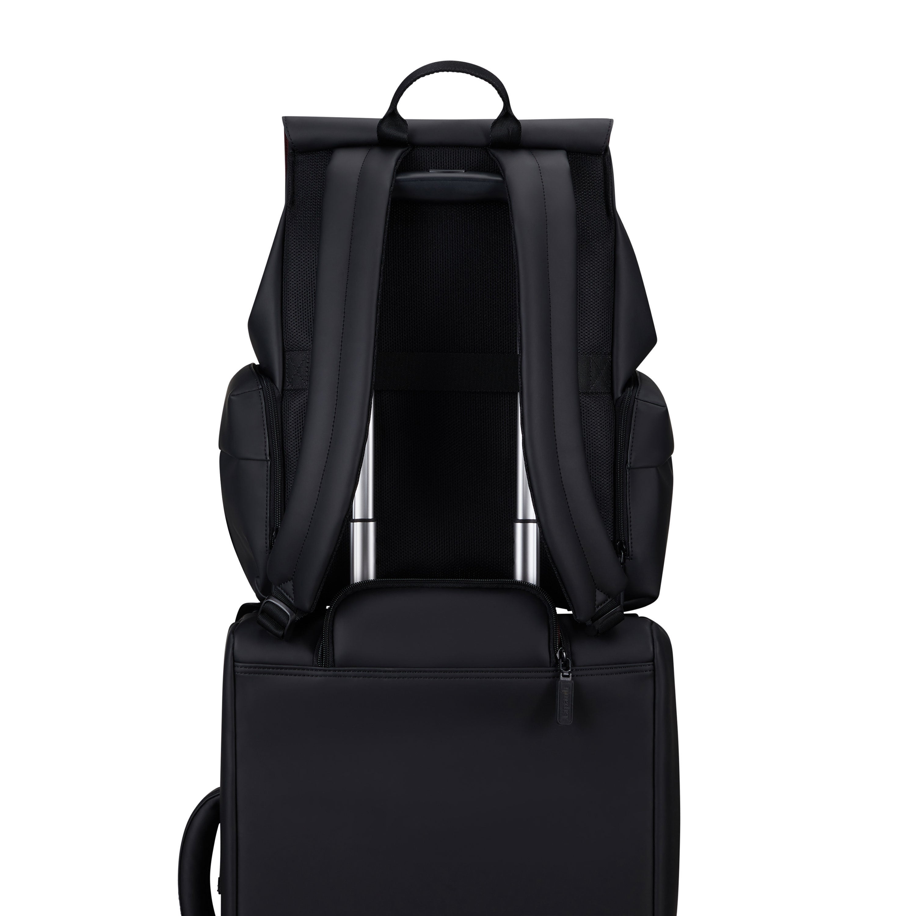 Lost In Berlin Cargo Backpack in the color Black. image number 6