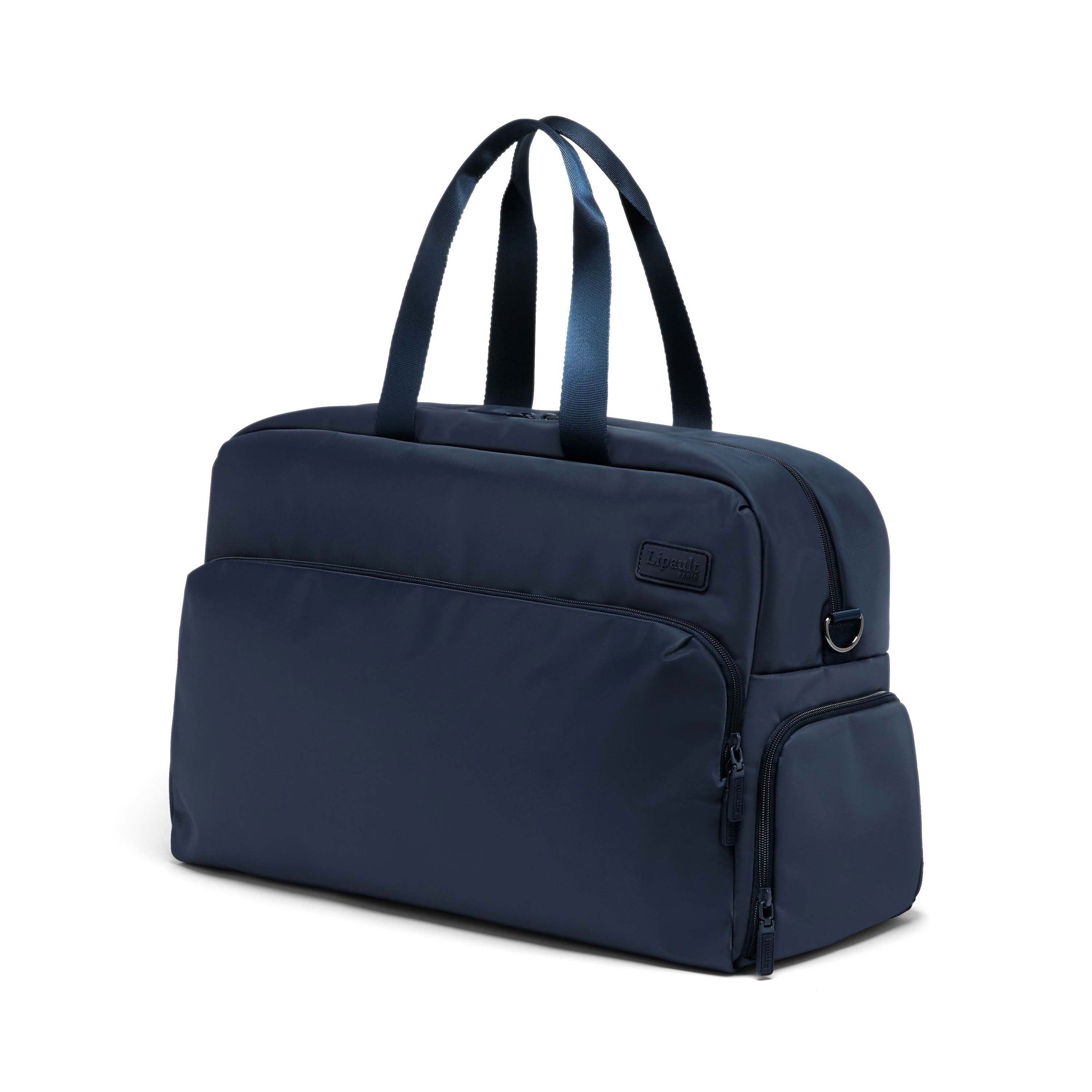Lipault City Plume Weekender, Navy, Front 3/4 Image image number 2