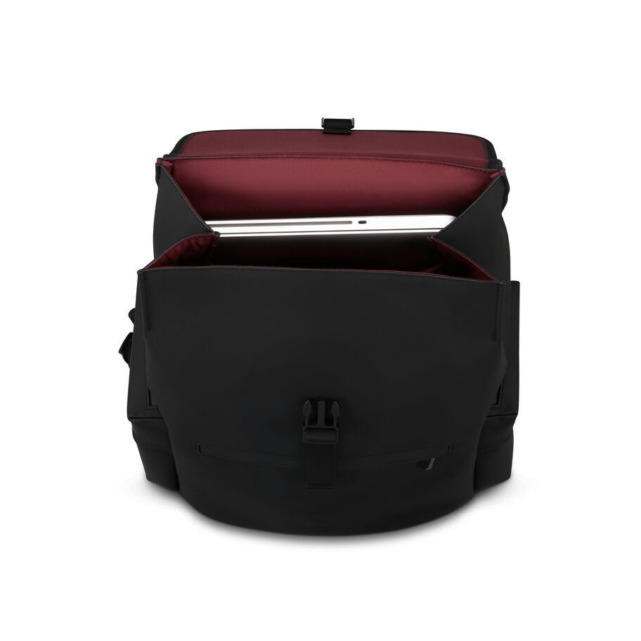 Lost In Berlin Mini Cargo Backpack in the color Black. image number 2