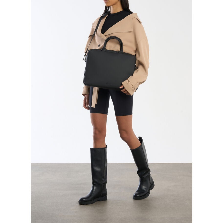 Lost In Berlin Laptop Bag in the color Black. image number 1