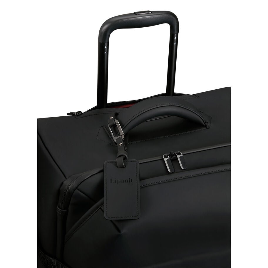 Lost In Berlin Large Exile Wheeled Duffel in the color Black. image number 2