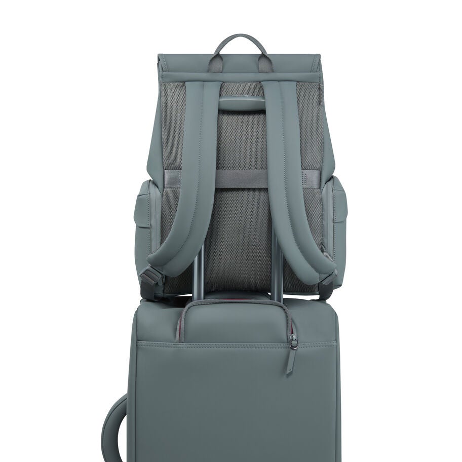 Lost In Berlin Cargo Backpack in the color LAST CALL | Cement Storm. image number 8