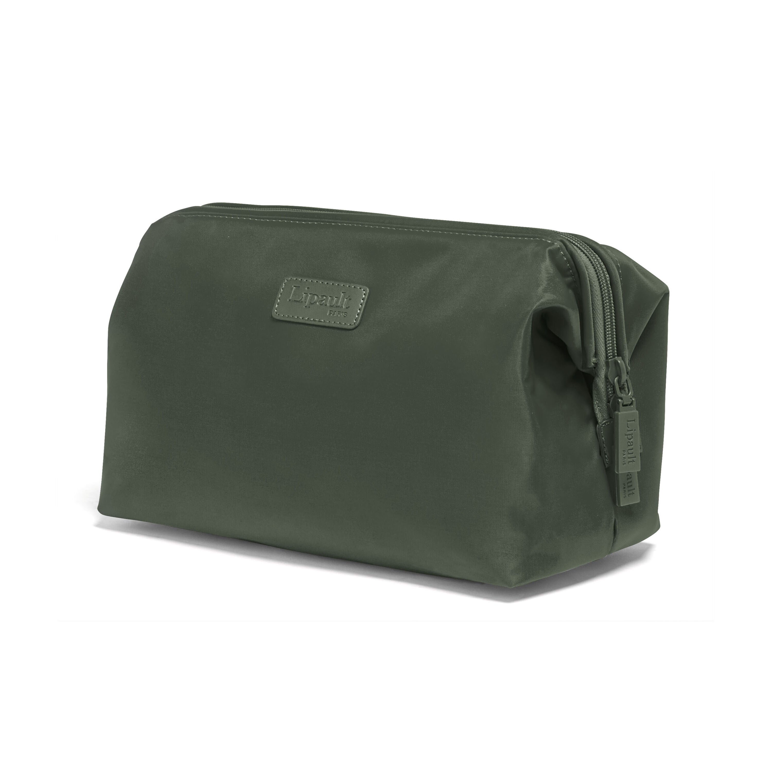 Lipault 12" Toiletry Kit, Khaki Green, Front 3/4 Image image number 2