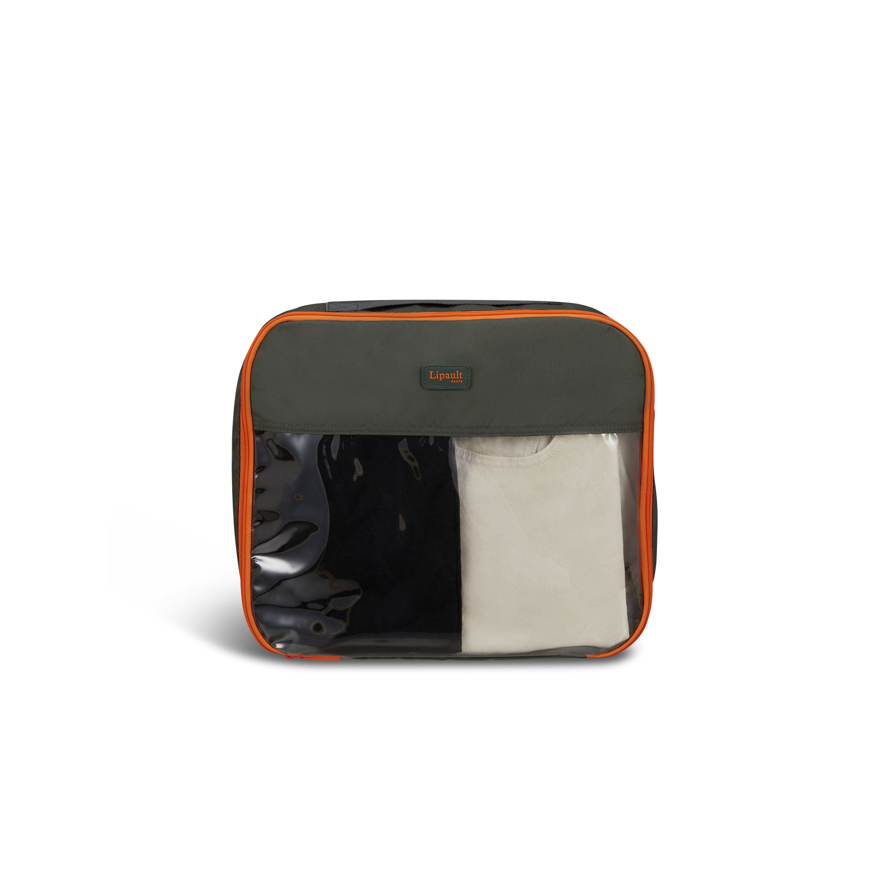 Travel Accessories Set of 3 Extra Packing Cubes in the color Khaki. image number 3