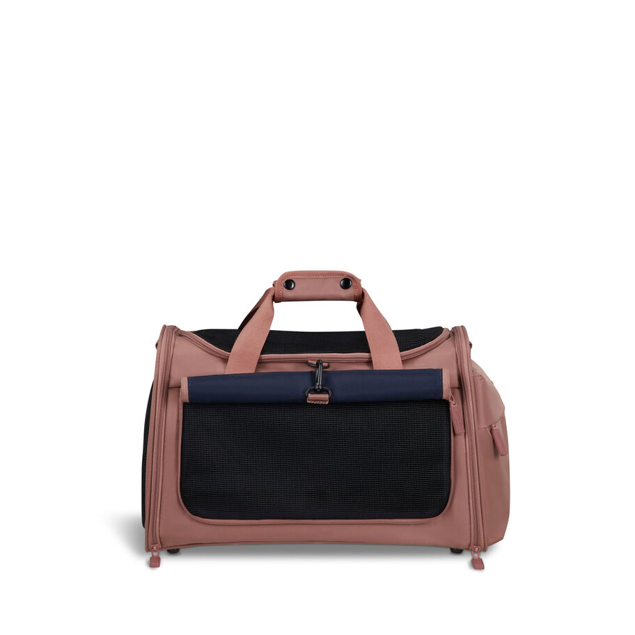 City Plume Pet Carrier in the color Rosewood. image number 1