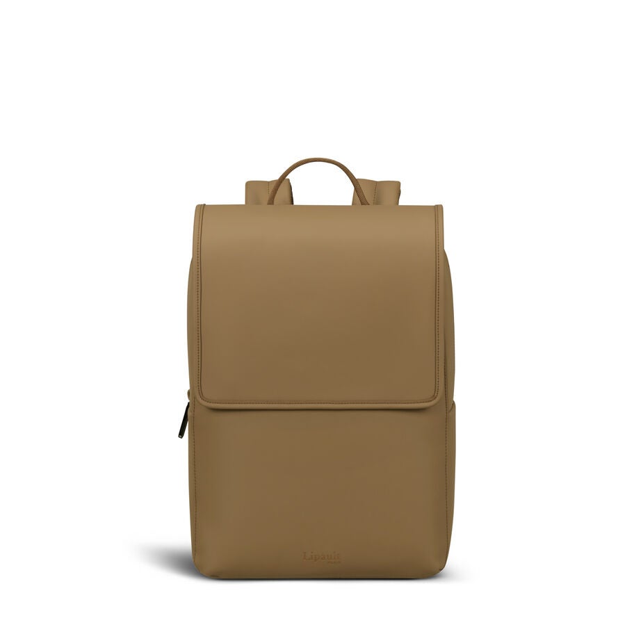 Lost In Berlin Square Backpack in the color NEW | Golden Mud. image number 4