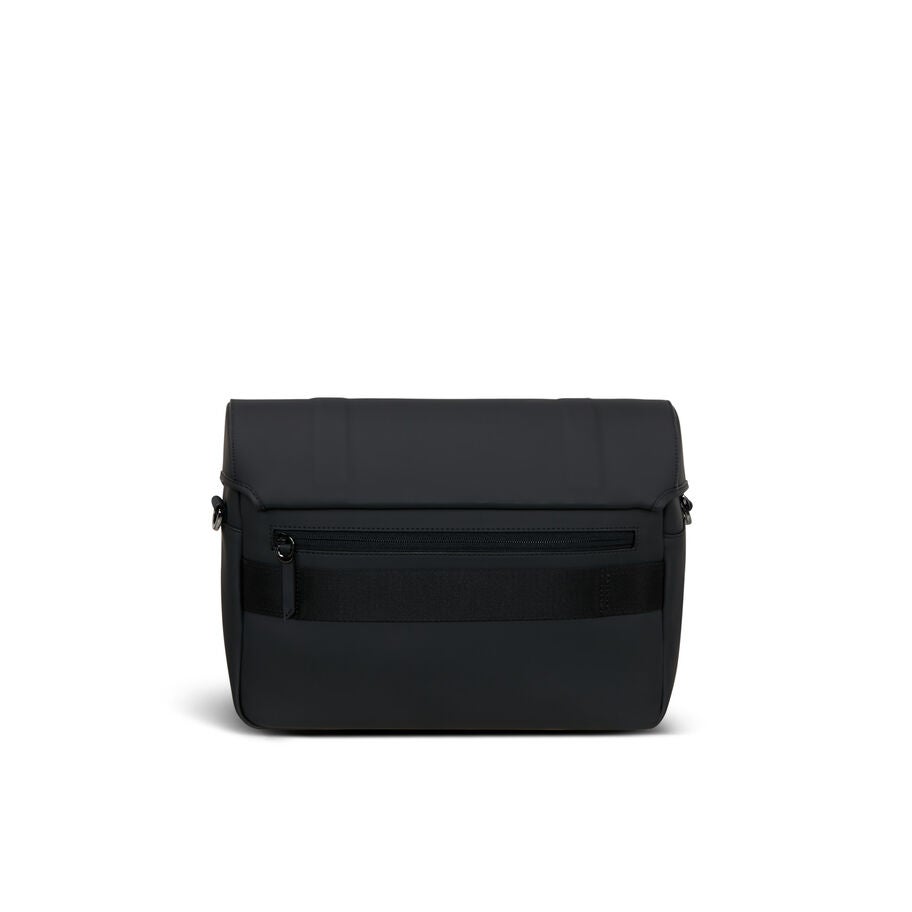 Lost In Berlin Exile Messenger Bag in the color Black. image number 8