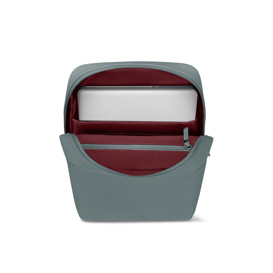 Lost In Berlin Square Backpack in the color LAST CALL | Cement Storm. image number 2