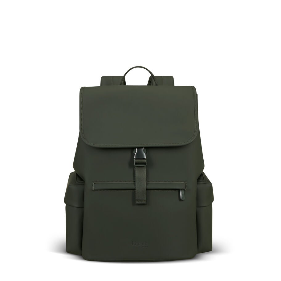 Lost In Berlin Cargo Backpack in the color NEW | Dark Moss. image number 4